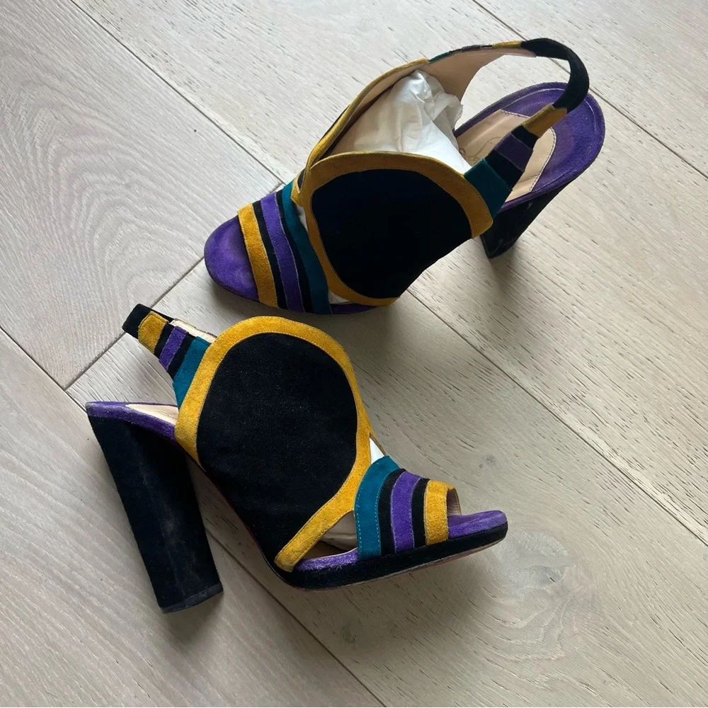 Christian Louboutin Suede Pumps - Picture 3 of 7